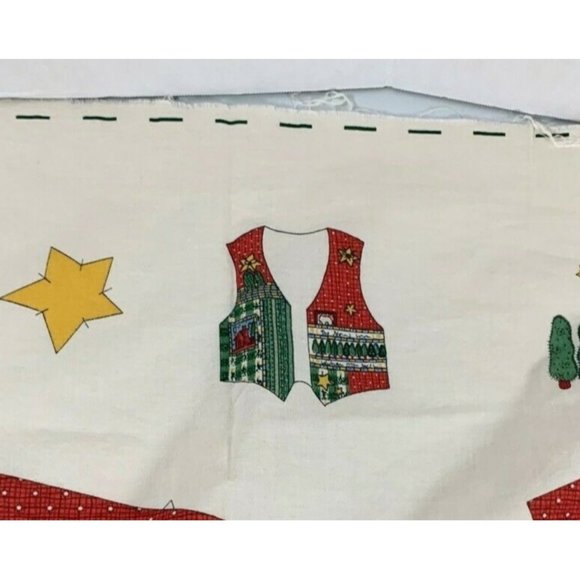 Northern Woods Vest Fabric Panel Sewing Pattern New Cut & Sew One Size Barn Farm - Picture 2 of 11